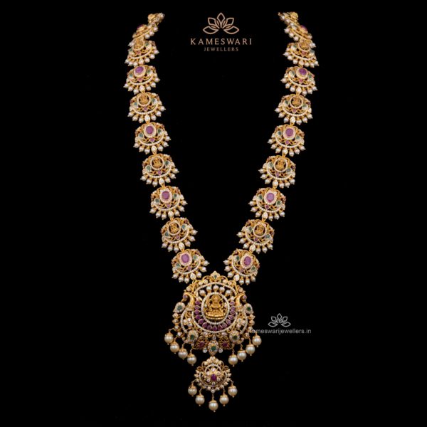 5 IN 1 Pachi Haram with Laxmi Motif