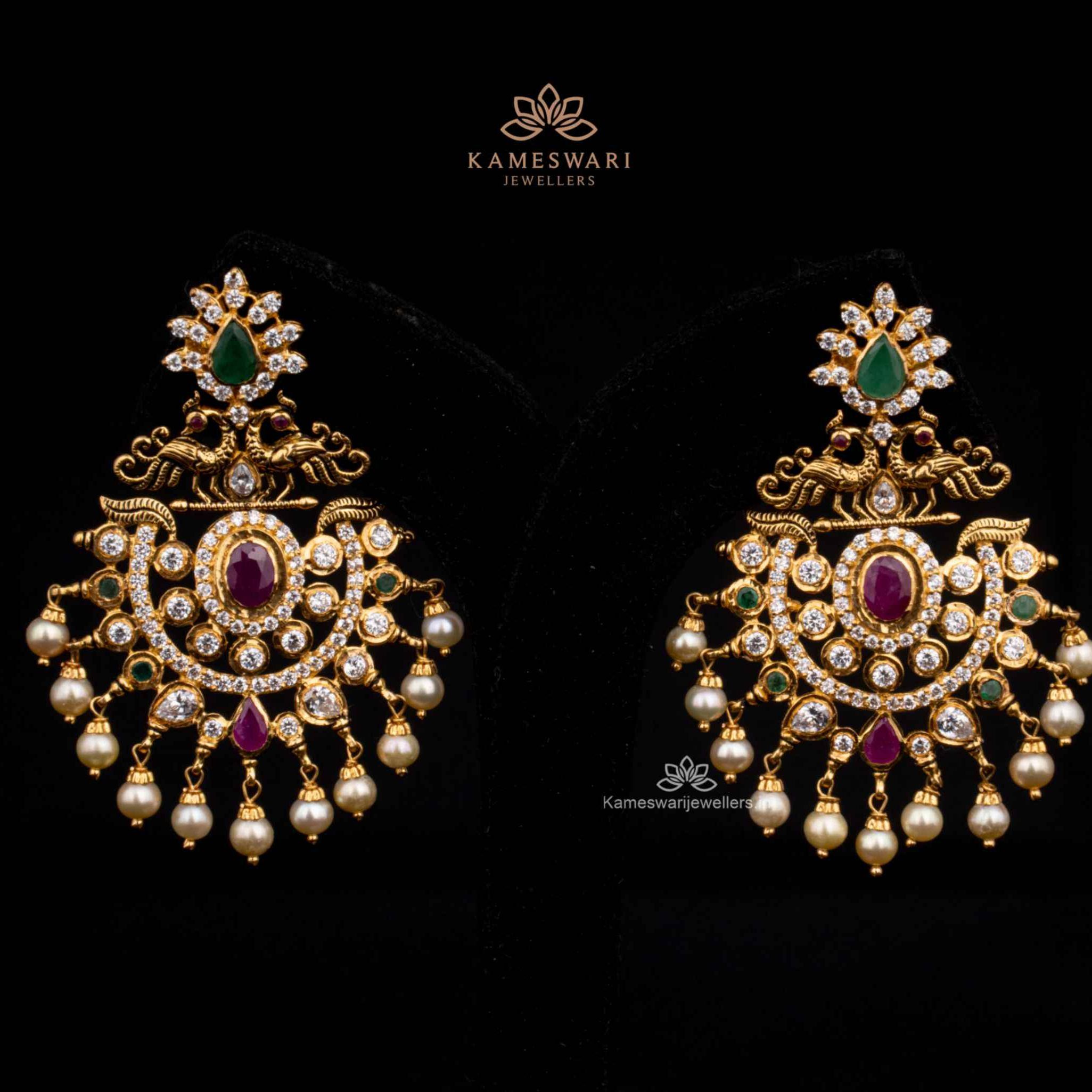 Pachi Kundan Jewellery Set  Pachi Kundan Necklace Online  Rubans