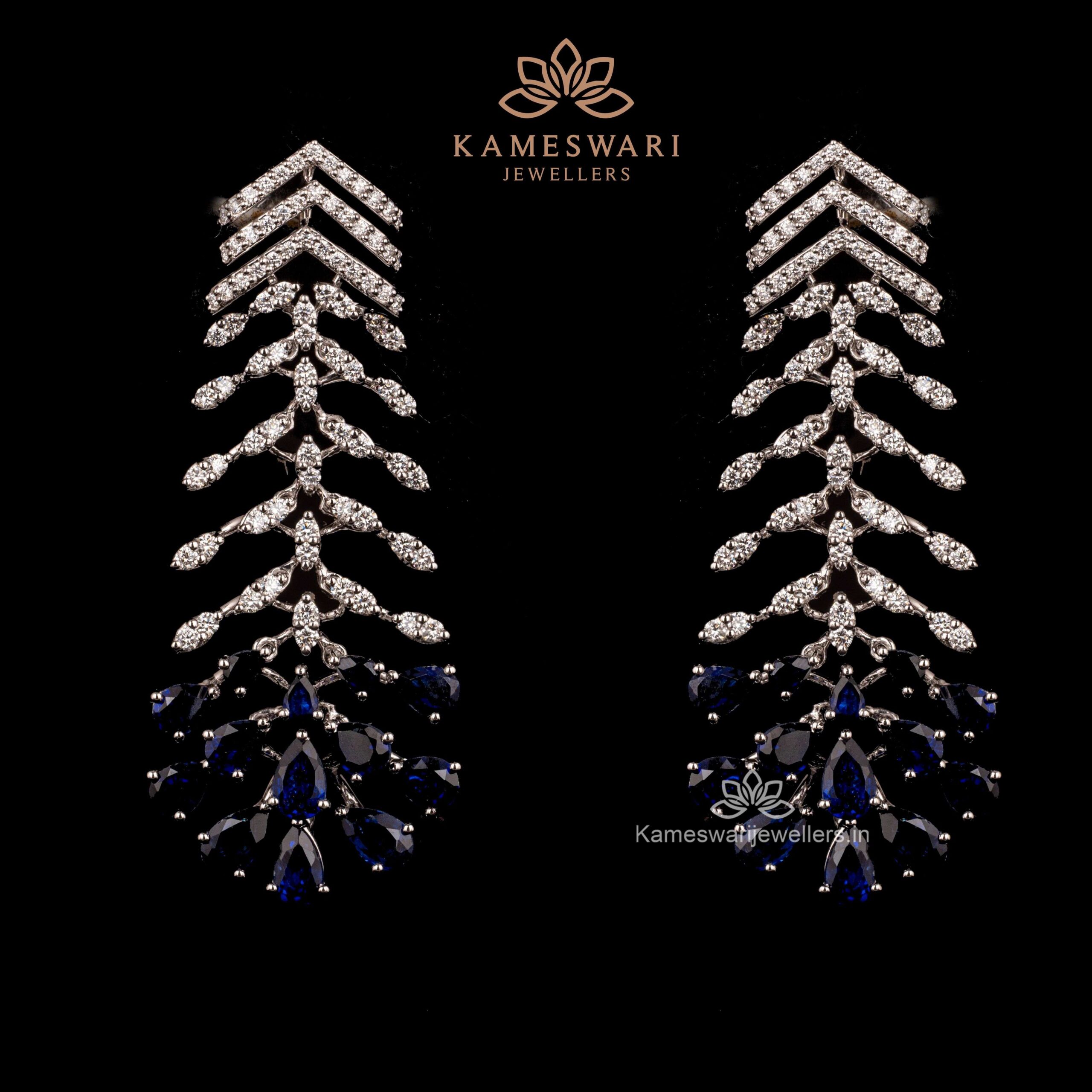 Diamond Pendant and Earrings with changeable Natural Emeralds/Rubies and  Pearl Drops. Explore SKU #21812 and #21813 on our website… | Instagram