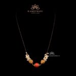 Exquisite Coral & Pearls Mangalsutra by Kameswari jewellers