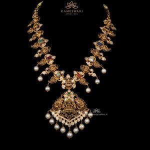 Dasavatharam Haram with Ruby Elegance | Kameswari Jewellers