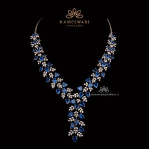 Elegant Pearl & Gold Harmony Necklace | Kameswari jewellers