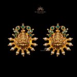 ANTIQUE LAKSHMI DEVI STUDS | KAMESWARI JEWELLERS