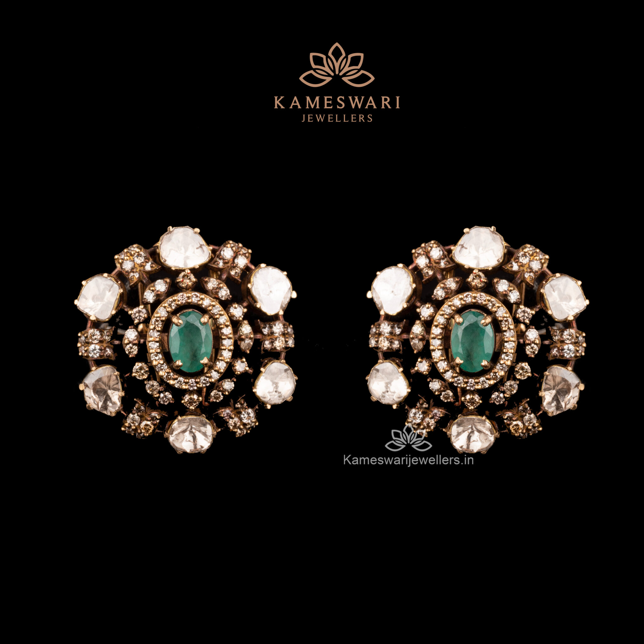 Polki jewellery is perennial and exuberant at Kameswari Jewellers