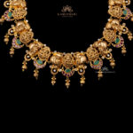 Elegant Pachi Haram with Traditional Peacock Design | Kameswari Jewellers