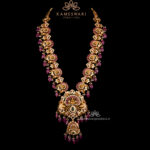 Goddess Lakshmi Traditional Pachi Haram |Kameswari Jewellers