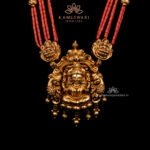 Antique Laxmi Haram with Coral Strings | Kameswari Jewellers