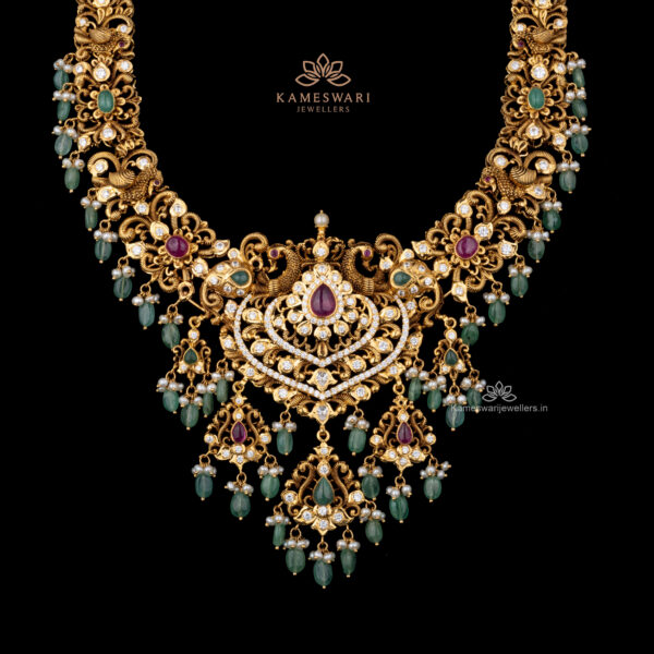 Pachi 2 in 1 Haram & Necklace | Kameswari Jewellers |