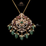 Traditional Pachi Mangtika with detachable pendant | Kameswari Jewellers