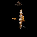 Goddess Lakshmi and Pearl stud Earrings |Kameswari Jewellers