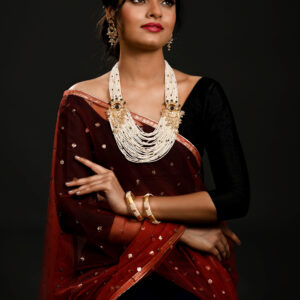 Multi Layered Pearls Haram | Kameswari Jewellers |