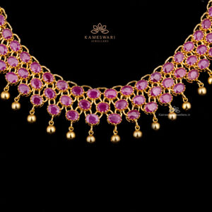 Ruby Necklace | Kameswari Jewellers |
